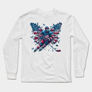 Hockey Butterfly Effect Hockey Fans Long Sleeve T-Shirt